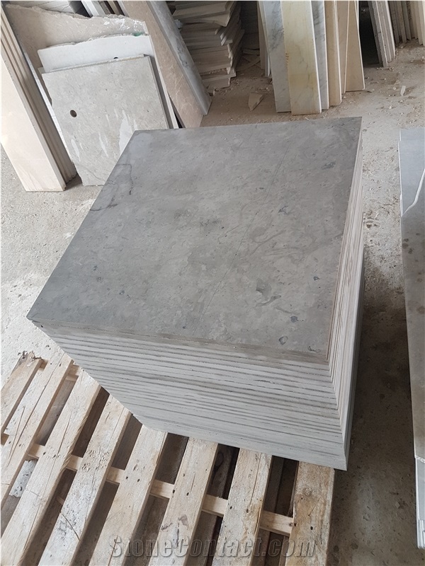 Gris Thala Grey Limestone Blocks, Tunisia Grey Limestone Blocks