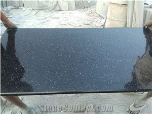Black Galaxy Granite Tiles High Grade Quality , Also Slabs Cutter Size and Jumbo Sizes Available