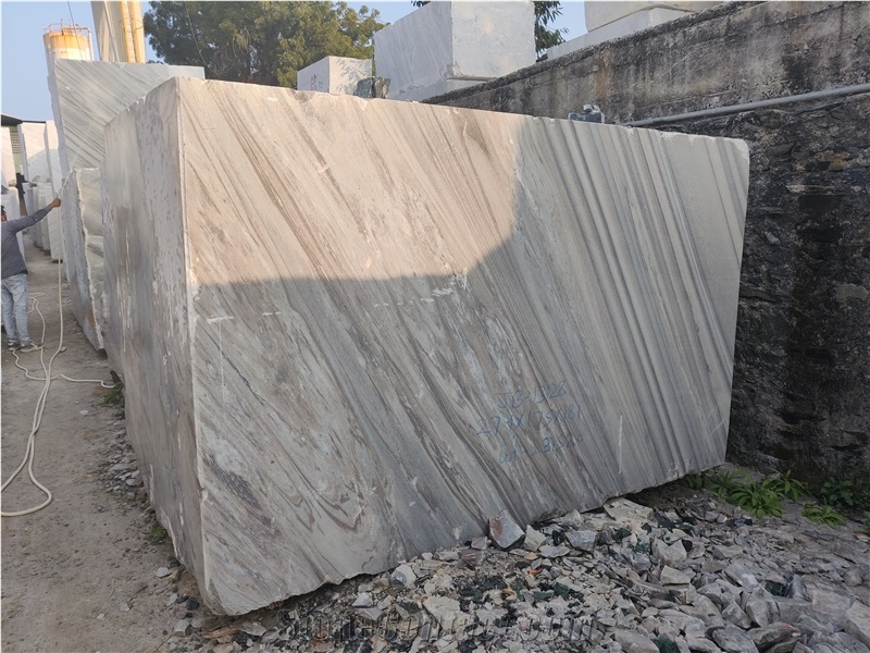 Bruno White Marble Blocks