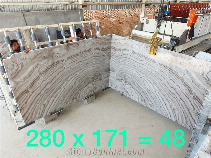 Bruno White Marble Slabs