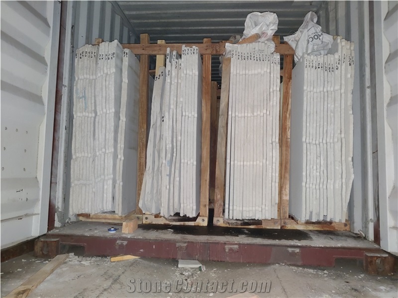 Mint White Sandstone Slabs