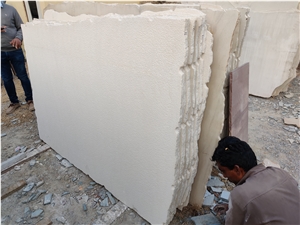 Mint White Sandstone Slabs