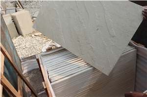 Mint White Sandstone Tiles