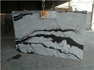 New Panda White Marble Slabs