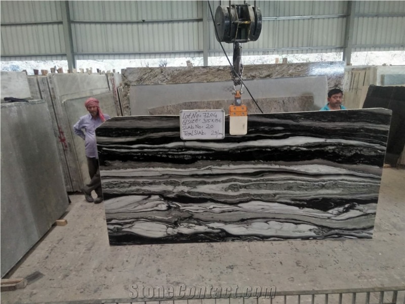 New Panda White Marble Slabs