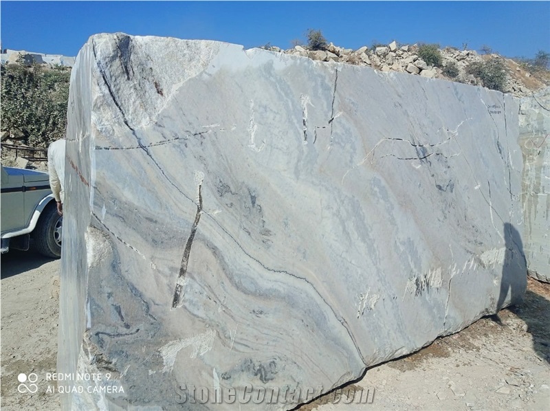 River Blue Marble Blocks and Slabs