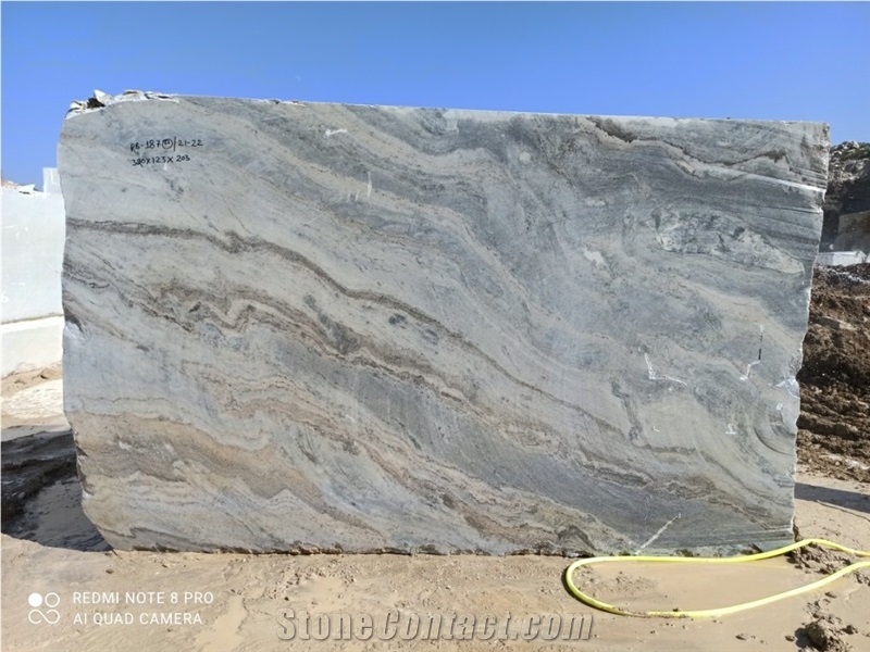 River Blue Marble Blocks and Slabs