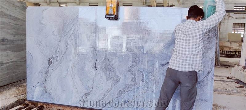 River Blue Marble Blocks and Slabs