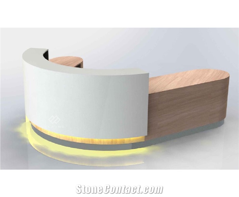 High Quality Clinic Solid Surface Reception Desk