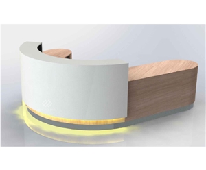 High Quality Clinic Solid Surface Reception Desk