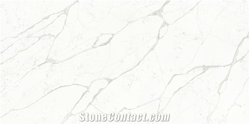 Custom Size Quartz Calacatta White Marble