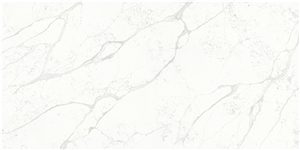 Custom Size Quartz Calacatta White Marble
