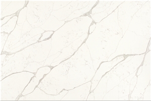 Custom Size Quartz Calacatta White Marble