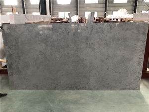 Super Grey Marble Quartz Slabs / Tiles