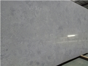Super Grey Marble Quartz Slabs / Tiles