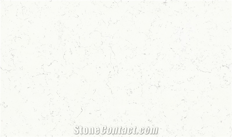 Super White Statuario Marble Quartz Slab / Tile