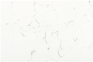 Super White Statuario Marble Quartz Slab / Tile