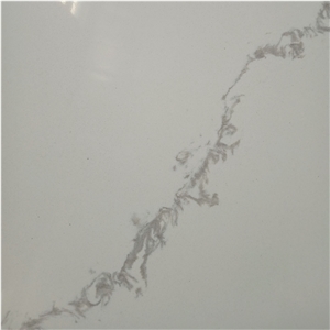 LQ-808 Calacatta Quartz Slab Vietnam Big Size Stone
