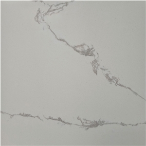 LQ-808 Calacatta Quartz Slab Vietnam Big Size Stone