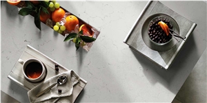 LQ-601 Carrara Quartz Vietnam Engineered Stone Slabs