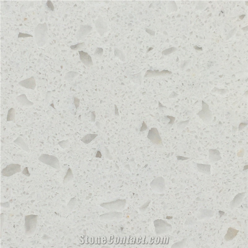 LQ-303 White Quartz FOB Vietnam Engineered Stone