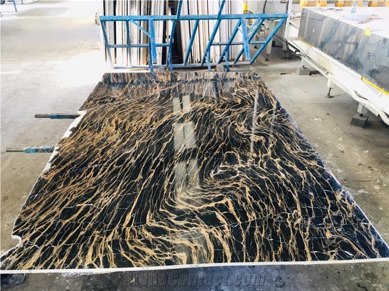 Persian Portoro Marble Slabs