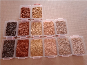 Marble Aggregate in Different Uniform Colours, Crushed Stone