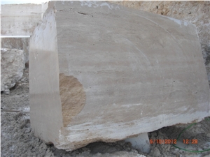 Noce Travertine Blocks, Turkey Brown Travertine