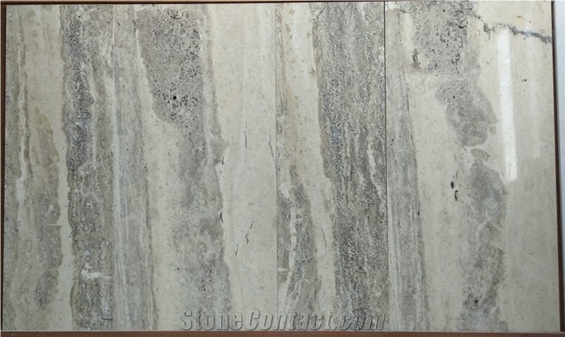 Romano Silver Travertine Tiles with Jumbo Sizes