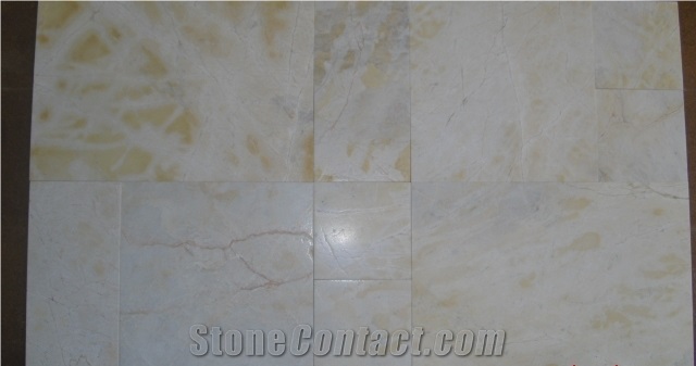 Silver Gold Marble Slabs & Tiles, Turkey Yellow Marble