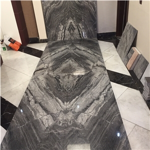 Titanium Grey Marble Tiles & Slabs Turkey