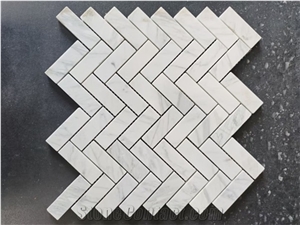 White Marble Kitchen Lantern Mosaic;Bathroom Tile;Backsplash