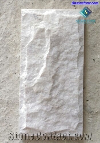 Hot Discount for White Mushroom Face Marble Split Wall Stone