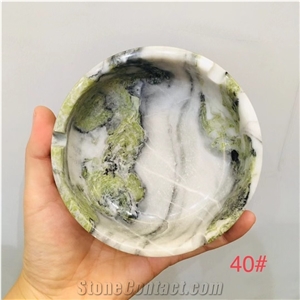 Ice Green Marble Stone Ash Tray Home Decor Desgin