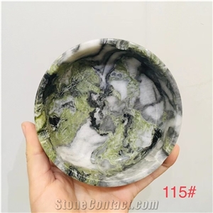 Ice Green Marble Stone Ash Tray Home Decor Desgin