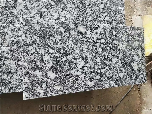 Spray White Flower China Granite Stone Color