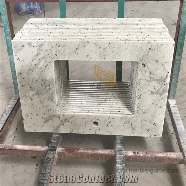 Andromeda White Granite for Bathroom Vanity Top