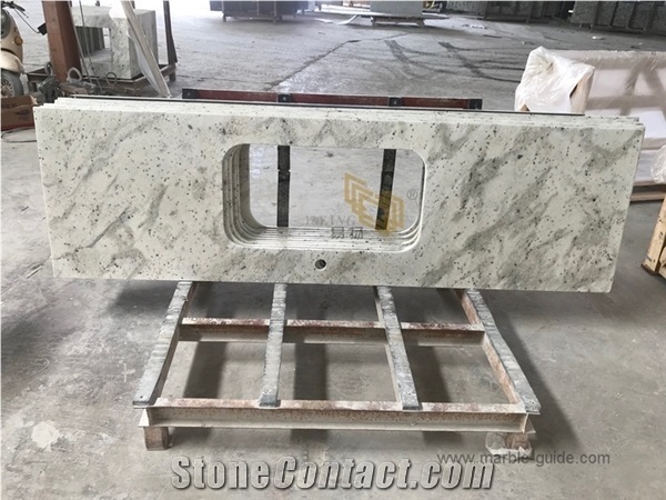 Andromeda White Granite for Bathroom Vanity Top