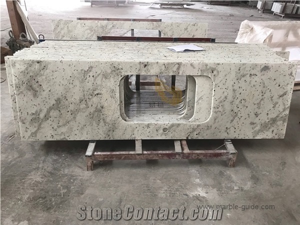 Andromeda White Granite for Bathroom Vanity Top