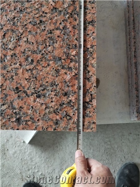 China Guilin Red Granite Color Polished Wall Tiles