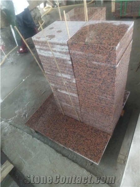 Chinese Cheapest Guilin Red Color Granite Tiles