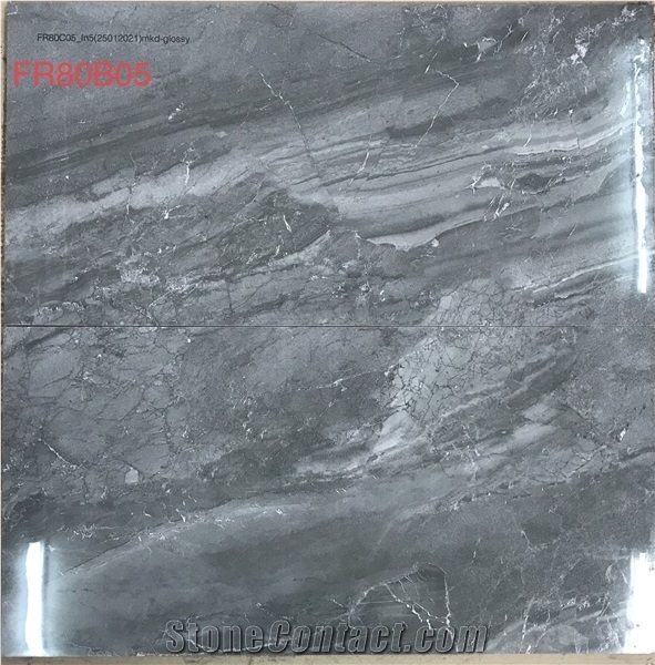 Fr80b05 - Glossy Porcelain Tile 80x80