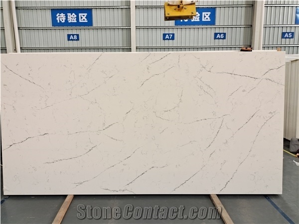 Calacatta White Quartz Stone Slabs