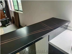 Hot Artificial Nero St. Laurent Sintered Stone Slabs