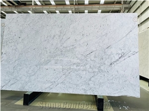 Italy White Marble Carrara Calacatta Stone Slabs Tiles