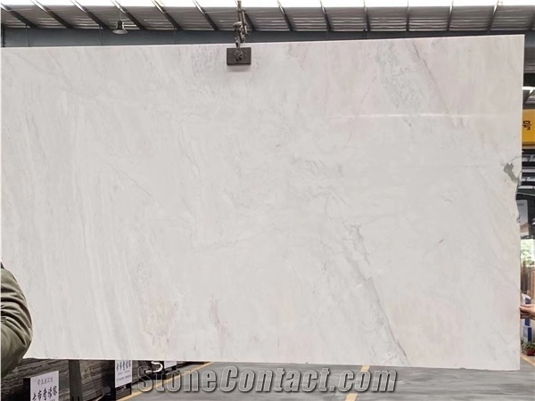 Natural White Marble Carrara Calacatta Stone Slab Tile