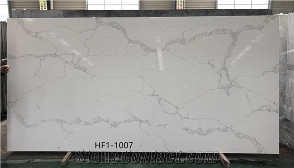 Nice Marble Look Man-Made Quartz Slabs For Wall ,Floor