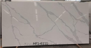 Nice Marble Look Man-Made Quartz Slabs For Wall ,Floor