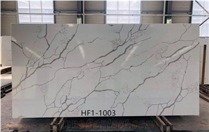 Beautiful White Calacatta Quartz Slabs For Wall Floor