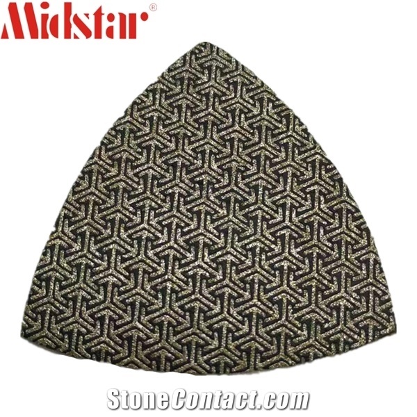 Electroplated Diamond Triangle Polishing Pad